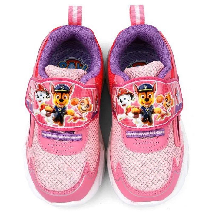 汪汪隊立大功 PAW PATROL 兒童 輕量 透氣 電燈鞋 運動鞋 阿奇 天天 緩震 防臭 男童 女童 汪汪隊 藍 粉-細節圖3