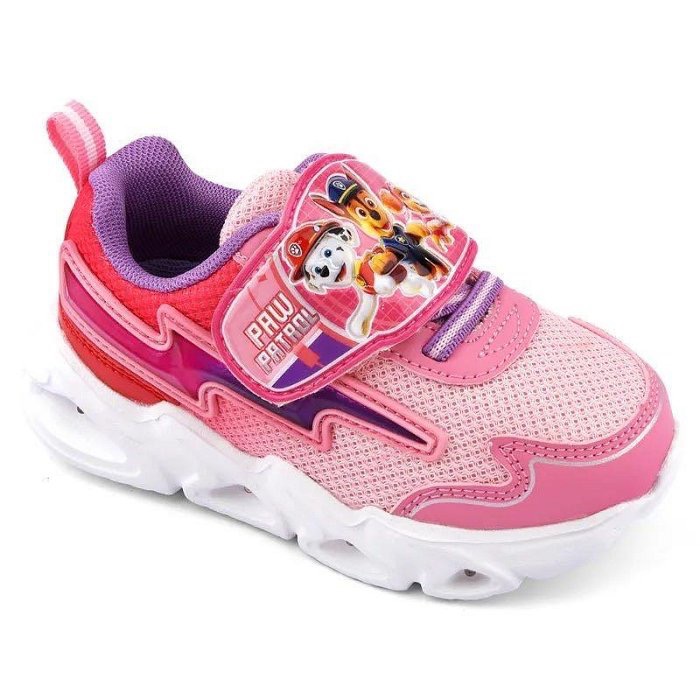 汪汪隊立大功 PAW PATROL 兒童 輕量 透氣 電燈鞋 運動鞋 阿奇 天天 緩震 防臭 男童 女童 汪汪隊 藍 粉-細節圖6