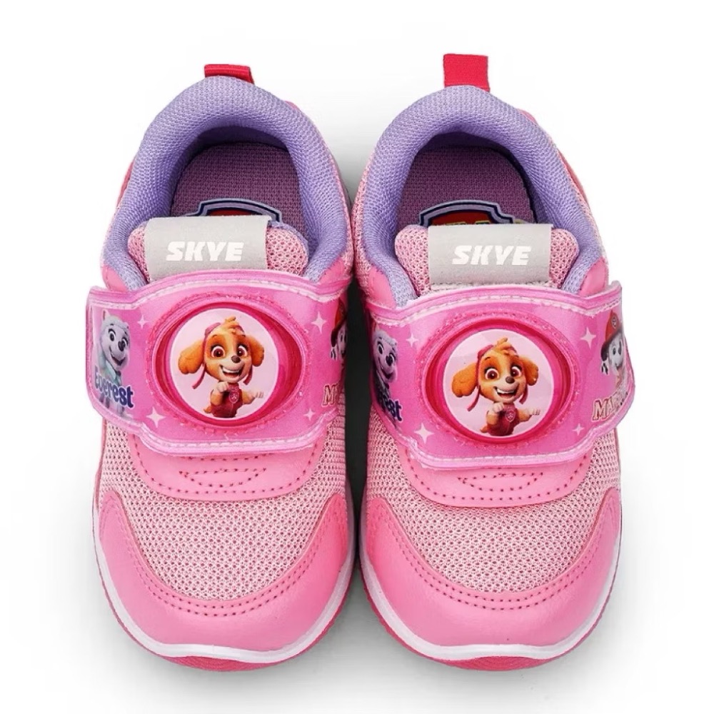 台灣製 汪汪隊立大功 PAW PATROL 兒童 電燈鞋 運動鞋 阿奇 天天 輕量 透氣 男童 女童 汪汪隊 藍 粉-細節圖2