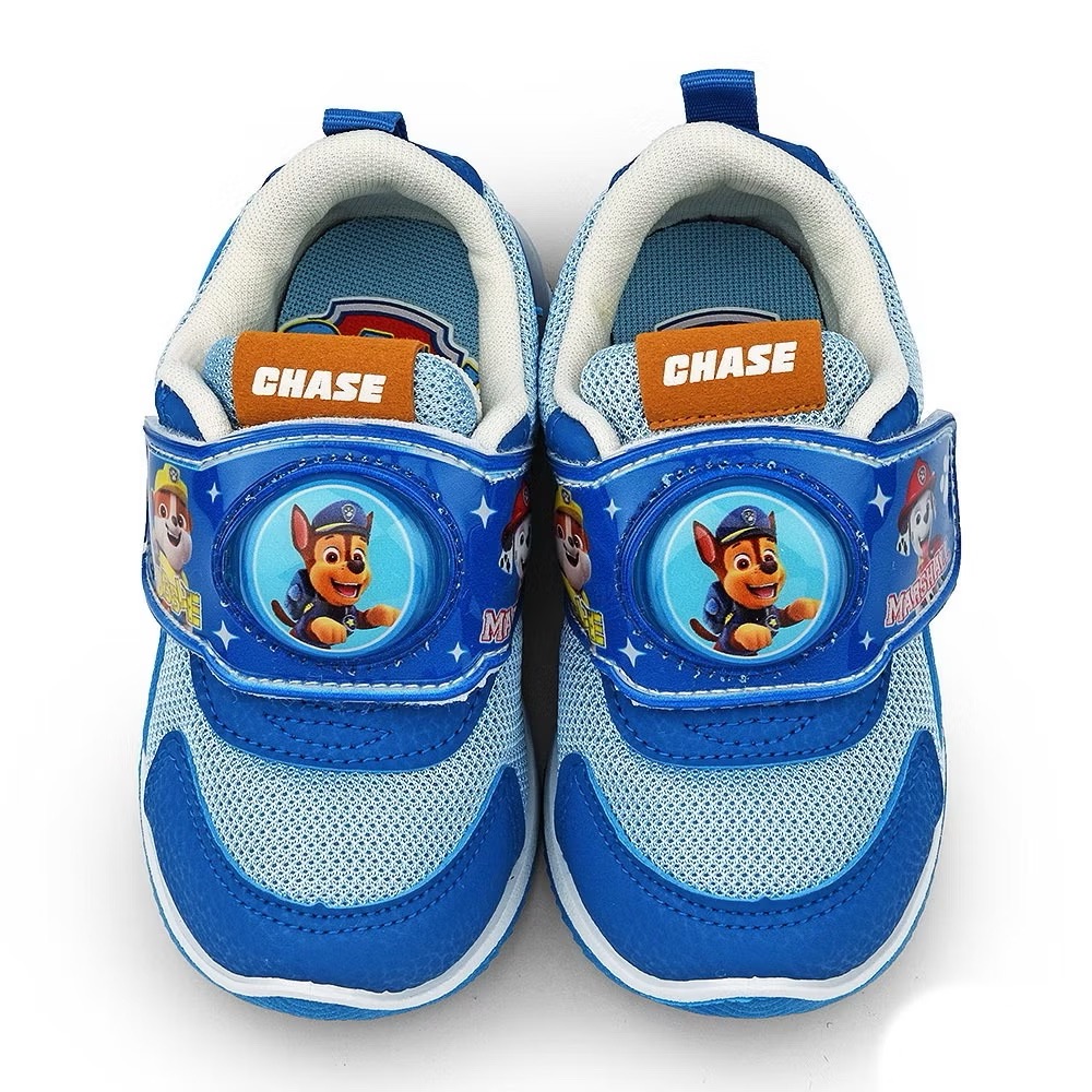 台灣製 汪汪隊立大功 PAW PATROL 兒童 電燈鞋 運動鞋 阿奇 天天 輕量 透氣 男童 女童 汪汪隊 藍 粉-細節圖4