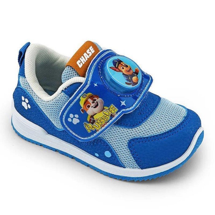台灣製 汪汪隊立大功 PAW PATROL 兒童 電燈鞋 運動鞋 阿奇 天天 輕量 透氣 男童 女童 汪汪隊 藍 粉-細節圖6