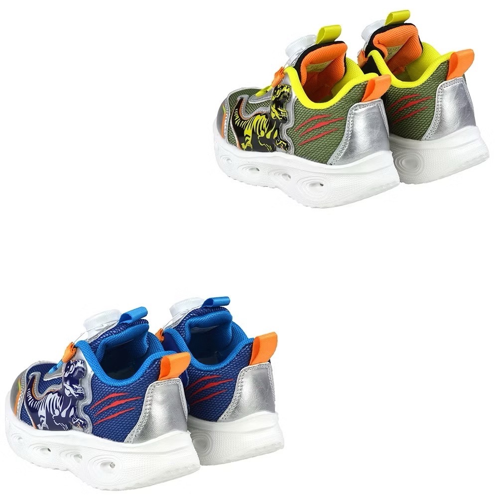 TOPUONE 16.5～21.5cm兒童 恐龍 旋轉扣 電燈 輕量 減壓 休閒運動鞋 兒童運動鞋-細節圖5