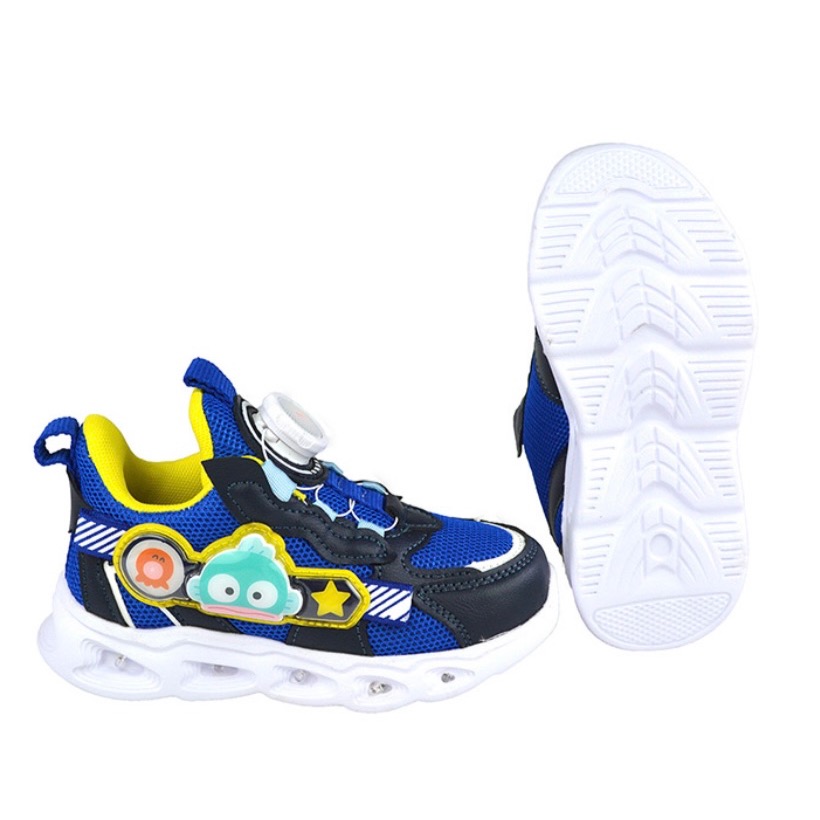 童鞋 人魚漢頓 旋轉扣 輕量 減壓 電燈 休閒運動鞋 透氣 童 兒童運動鞋 男童 女童 兒童-細節圖3