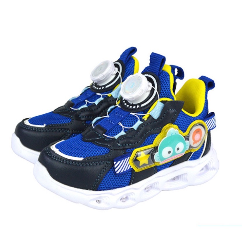 童鞋 人魚漢頓 旋轉扣 輕量 減壓 電燈 休閒運動鞋 透氣 童 兒童運動鞋 男童 女童 兒童-細節圖5