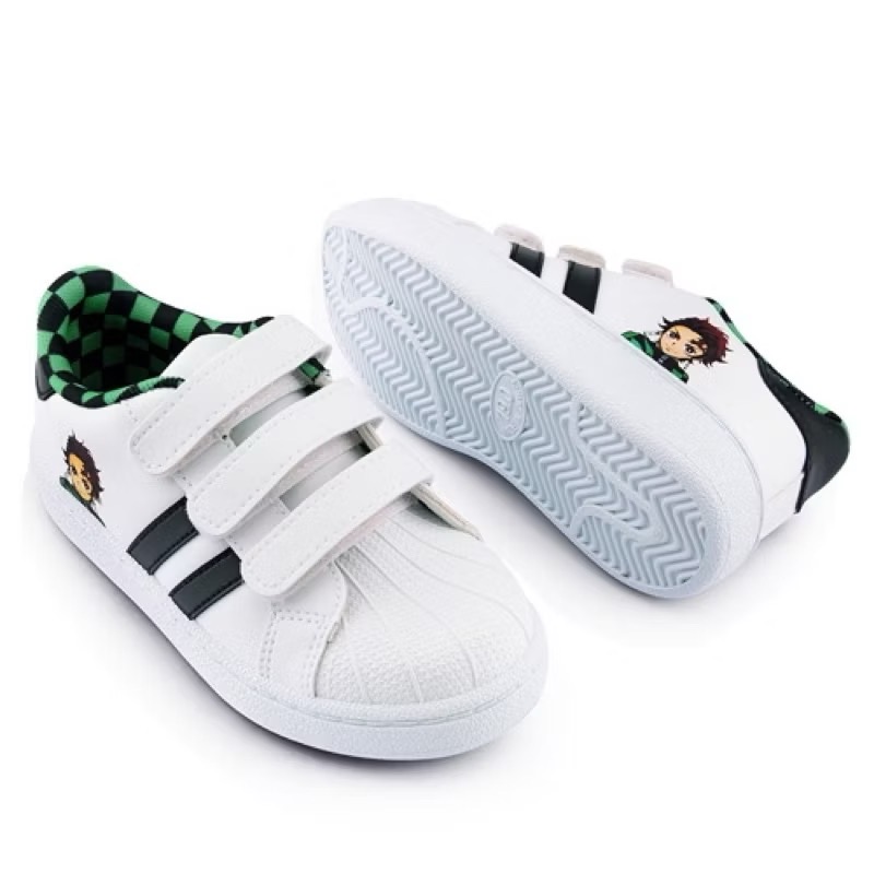 台灣製 限量特價🔥 防潑水面 鬼滅之刃 兒童球鞋 貝殼鞋 止滑 輕量 運動鞋 兒童運動鞋 男童 女童 防潑水-細節圖2