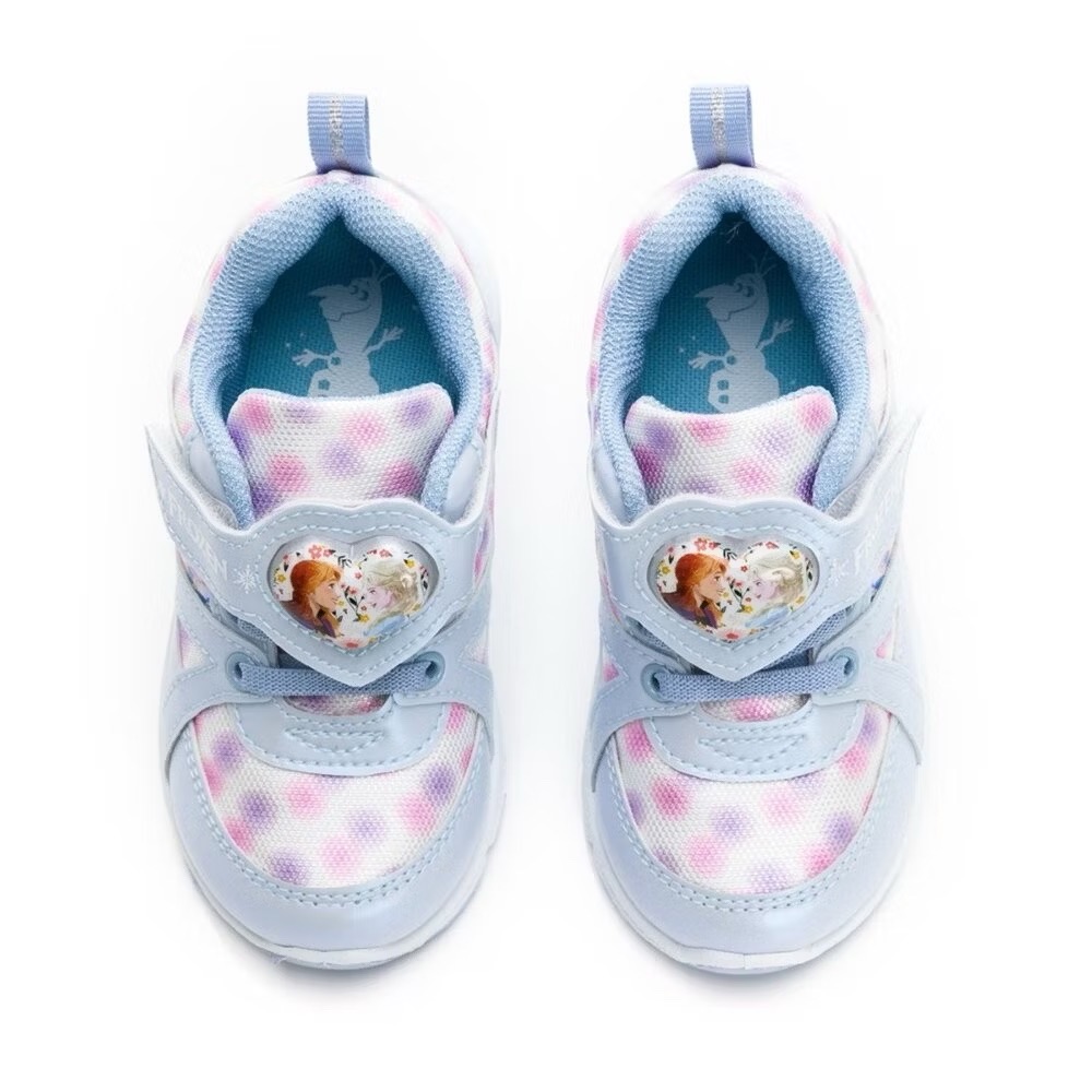 台灣製   限量特惠 🌟 冰雪奇緣  Frozen 炫光 電燈運動鞋 艾莎 安娜  兒童球鞋 女童 防臭 止滑-細節圖2