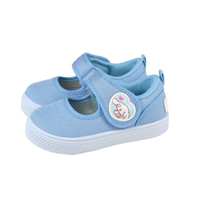 台灣製 正版授權 三麗鷗 Kuromi  酷洛米 大耳狗 兒童室內鞋 透氣 止滑 幼稚園 室內鞋 幼兒室內鞋 魔鬼氈 女-規格圖10