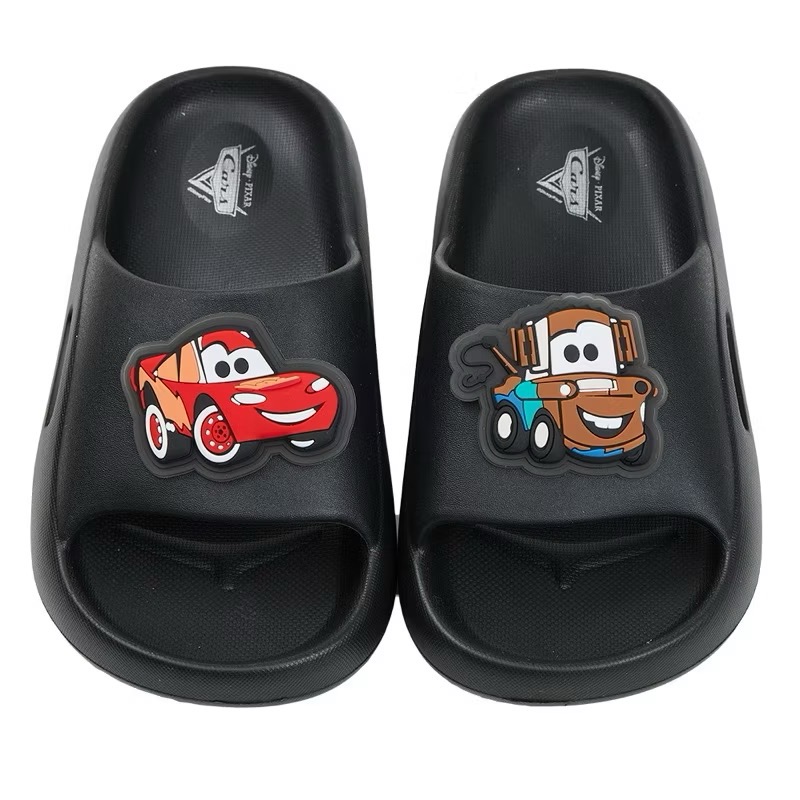 台灣製 CARS 汽車總動員 閃電麥坤 Q彈 防水拖鞋 一體成型 兒童拖鞋 輕量 防水 速乾-細節圖3
