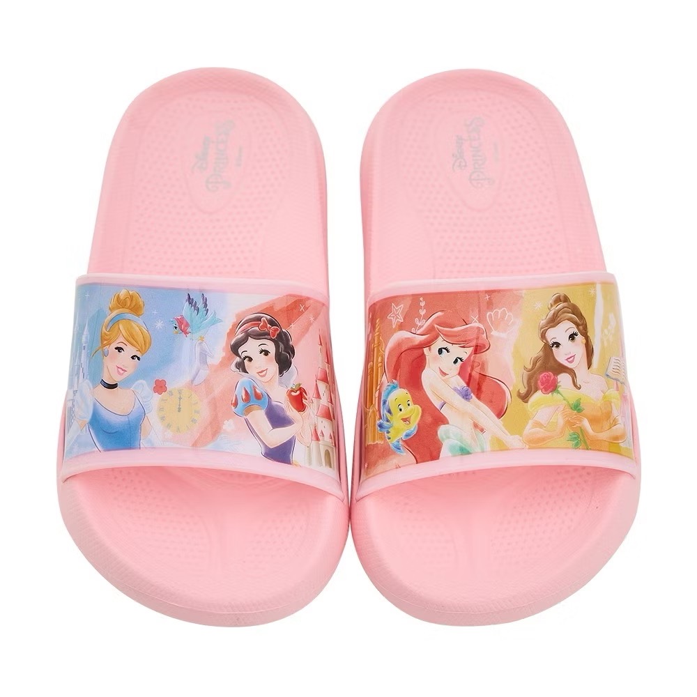 台灣製 迪士尼 Disney 公主 美人魚 足弓 防水 拖鞋 兒童拖鞋 室內拖 戶外拖 速乾 輕量 女童拖鞋-細節圖3