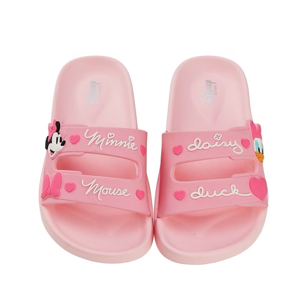台灣製 迪士尼 Disney  維尼 米奇 米妮 唐老鴨 不對稱造型 足弓 防水 拖鞋 兒童拖鞋 室內拖 戶外拖 輕量-細節圖8