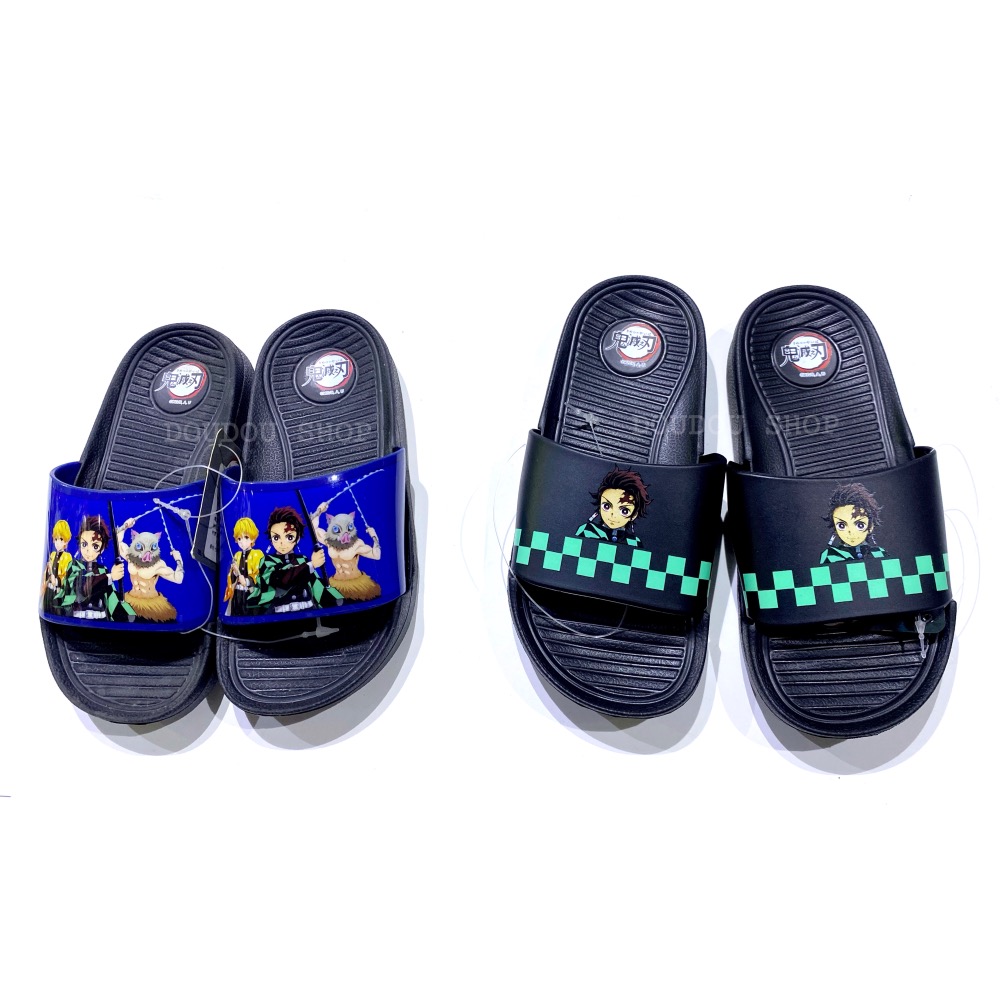 台灣製 17～22號 限量特惠 鬼滅之刃 炭治郎 兒童 輕量 防水 拖鞋 舒適 柔軟 兒童拖鞋 戶外拖 室內拖 防水拖鞋-細節圖2