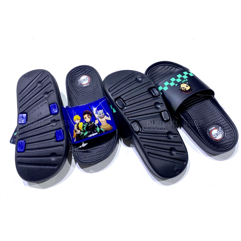台灣製 17～22號 限量特惠 鬼滅之刃 炭治郎 兒童 輕量 防水 拖鞋 舒適 柔軟 兒童拖鞋 戶外拖 室內拖 防水拖鞋-細節圖3