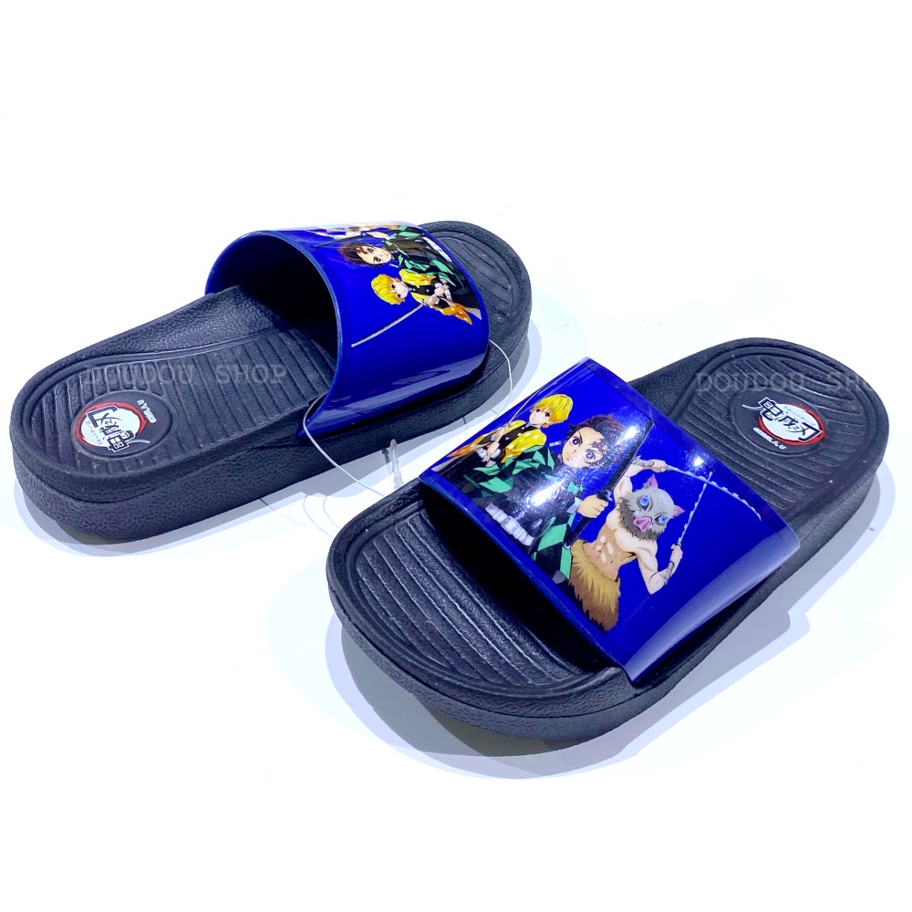 台灣製 17～22號 限量特惠 鬼滅之刃 炭治郎 兒童 輕量 防水 拖鞋 舒適 柔軟 兒童拖鞋 戶外拖 室內拖 防水拖鞋-規格圖9
