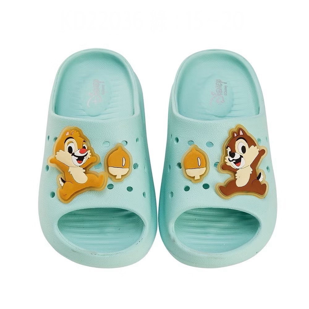 台灣製 米妮 美人魚 怪獸電力公司 奇奇蒂蒂 維尼 公主 Q彈 防水 拖鞋 一體成型 兒童拖鞋 輕量 防水 速乾-規格圖9