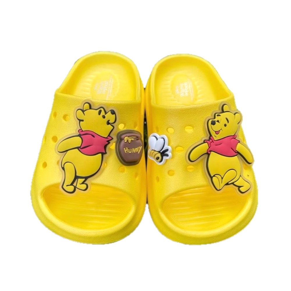 台灣製 米妮 美人魚 怪獸電力公司 奇奇蒂蒂 維尼 公主 Q彈 防水 拖鞋 一體成型 兒童拖鞋 輕量 防水 速乾-規格圖9