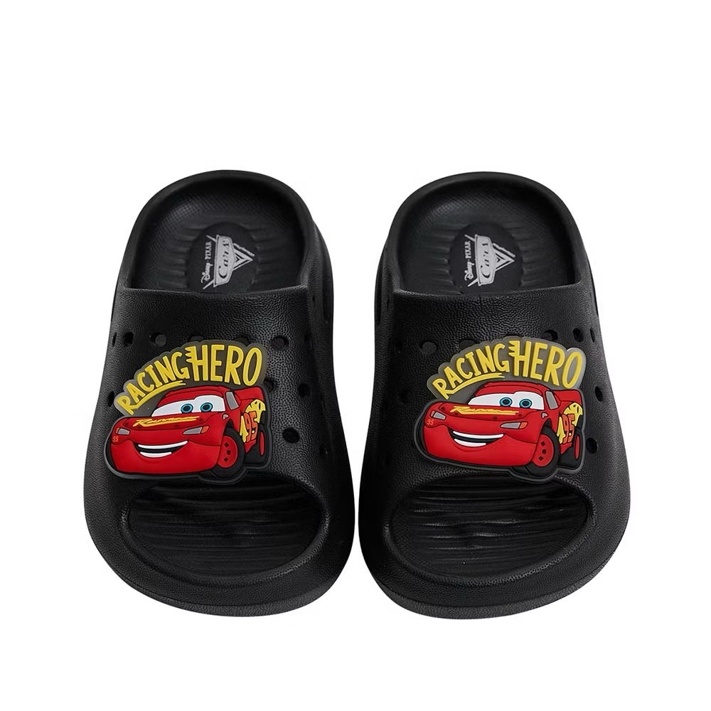 台灣製 CARS 汽車總動員 閃電麥坤 Q彈 防水拖鞋 一體成型 兒童拖鞋 輕量 防水 速乾-細節圖2