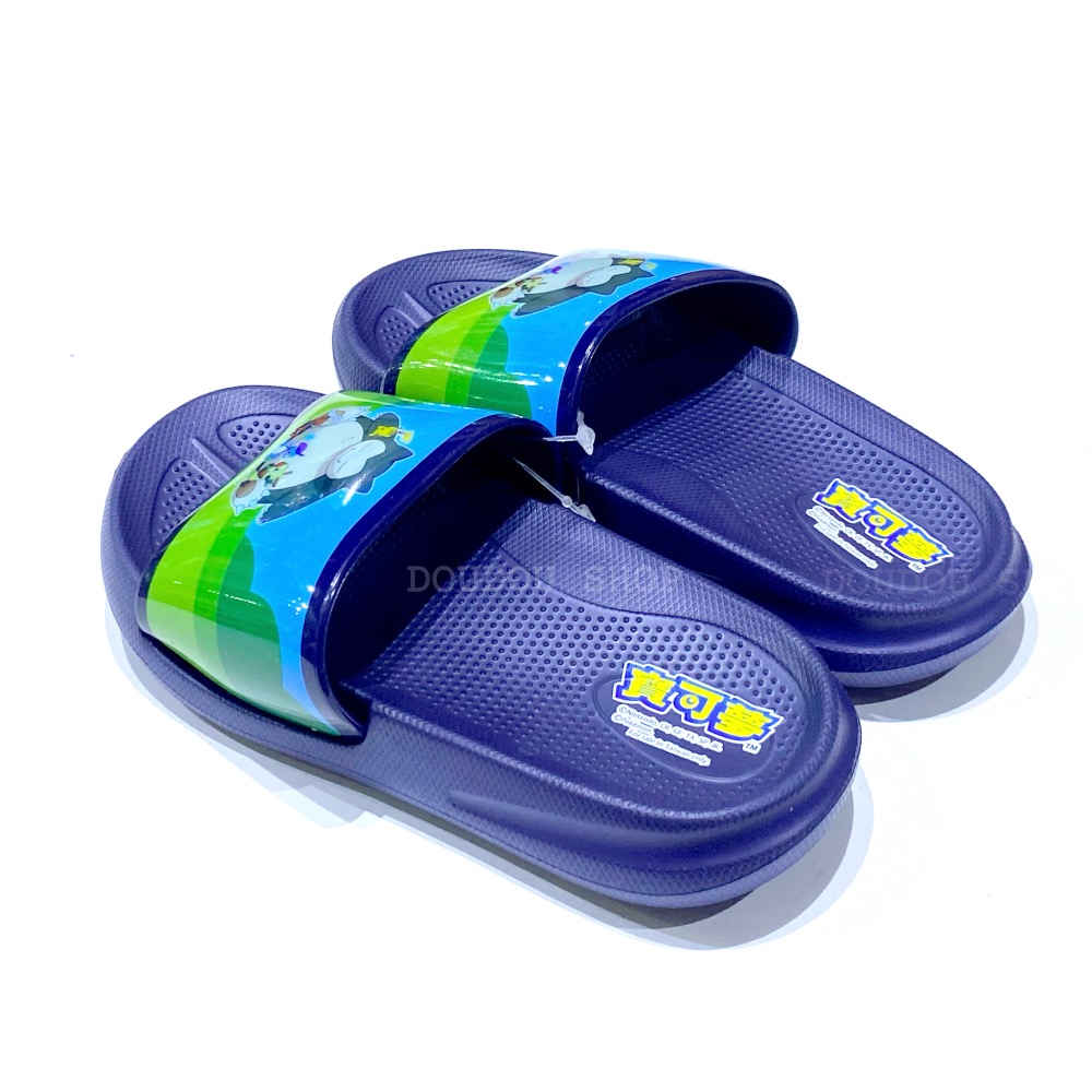 台灣製 限量特惠 Pokémon 寶可夢 童鞋 皮卡丘 卡比獸 膠面印刷造型 兒童 輕量 防水 拖鞋 兒童拖鞋 速乾-細節圖3