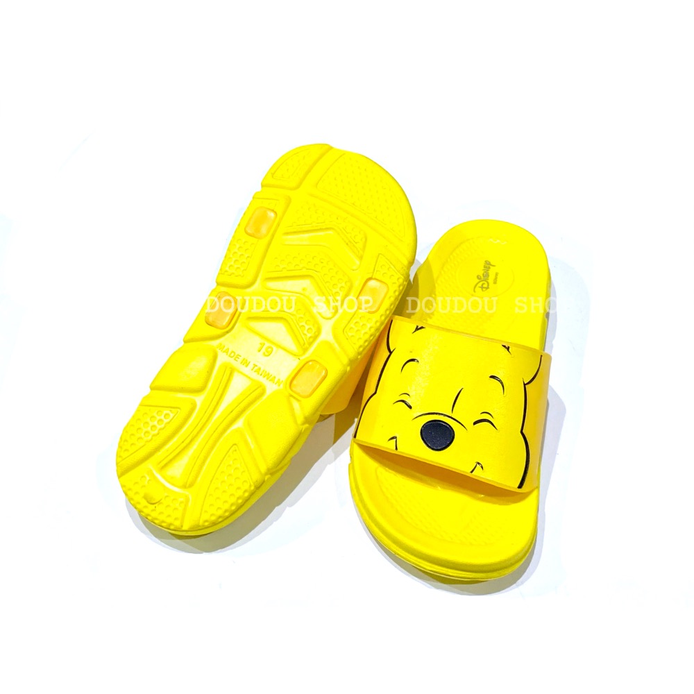 台灣製 維尼 Q彈 防水 拖鞋 兒童拖鞋 輕量 速乾 小熊維尼 兒童 室內拖 戶外拖-細節圖3