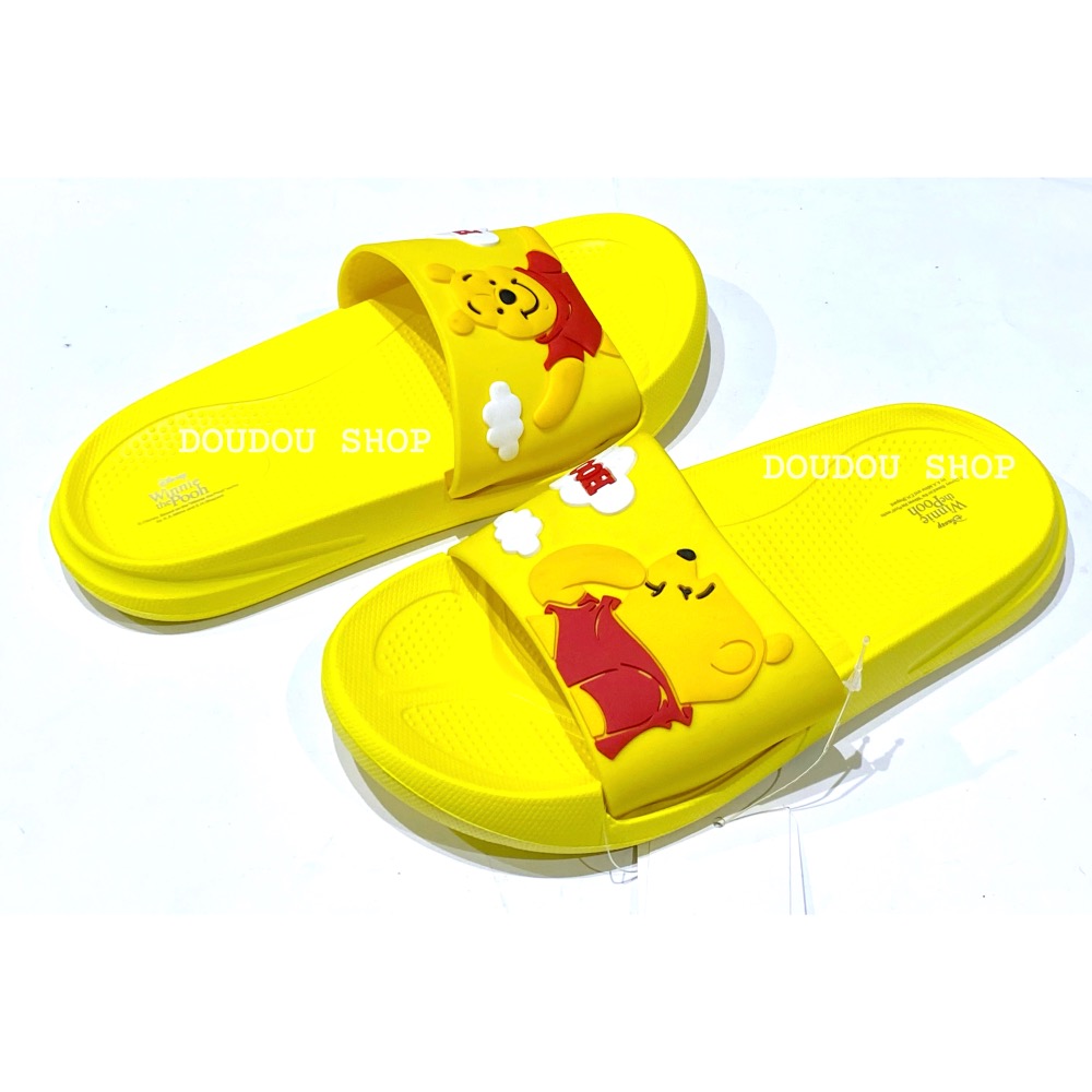 台灣製 維尼 Q彈 防水 拖鞋 兒童拖鞋 輕量 速乾 小熊維尼 兒童 室內拖 戶外拖-細節圖4