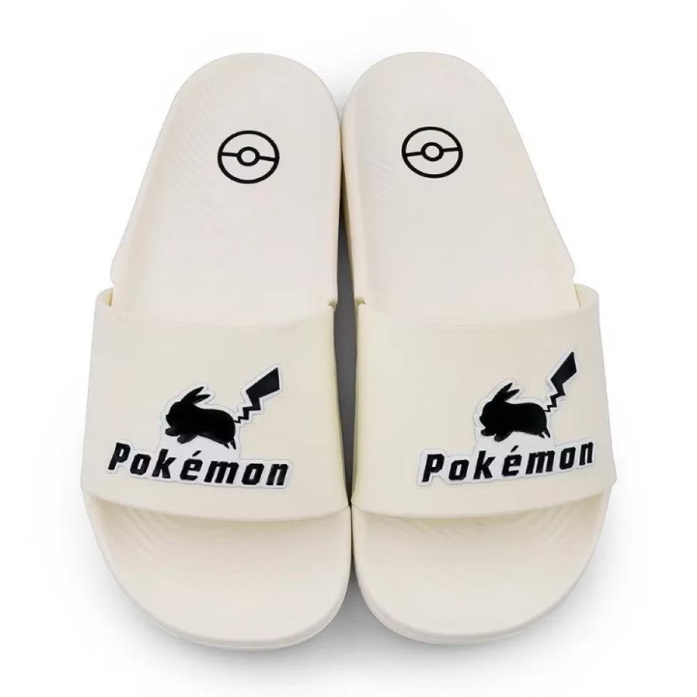 台灣製 正版 寶可夢 pokemon 皮卡丘 防水 輕量 室內拖 戶外拖 兒童 拖鞋  兒童拖鞋 速乾-細節圖2