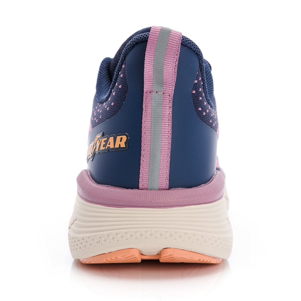 GOODYEAR 固特異 女 3E 寬楦 輕量 緩震 透氣 運動鞋 夜間反光 防臭鞋墊 深藍-細節圖5