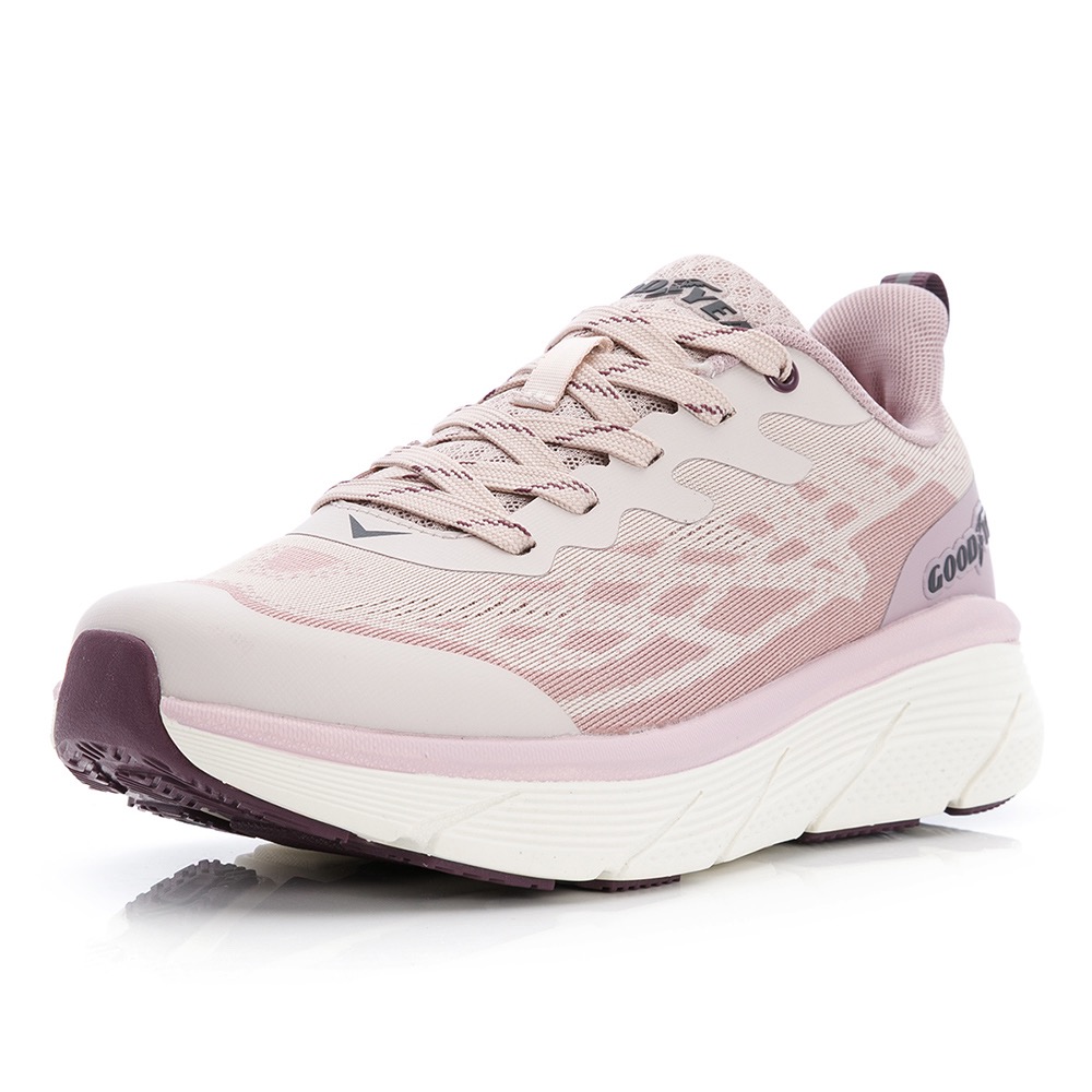 GOODYEAR 固特異 女 3E 寬楦 輕量 緩震 透氣 運動鞋 夜間反光 防臭鞋墊 粉紫-細節圖3