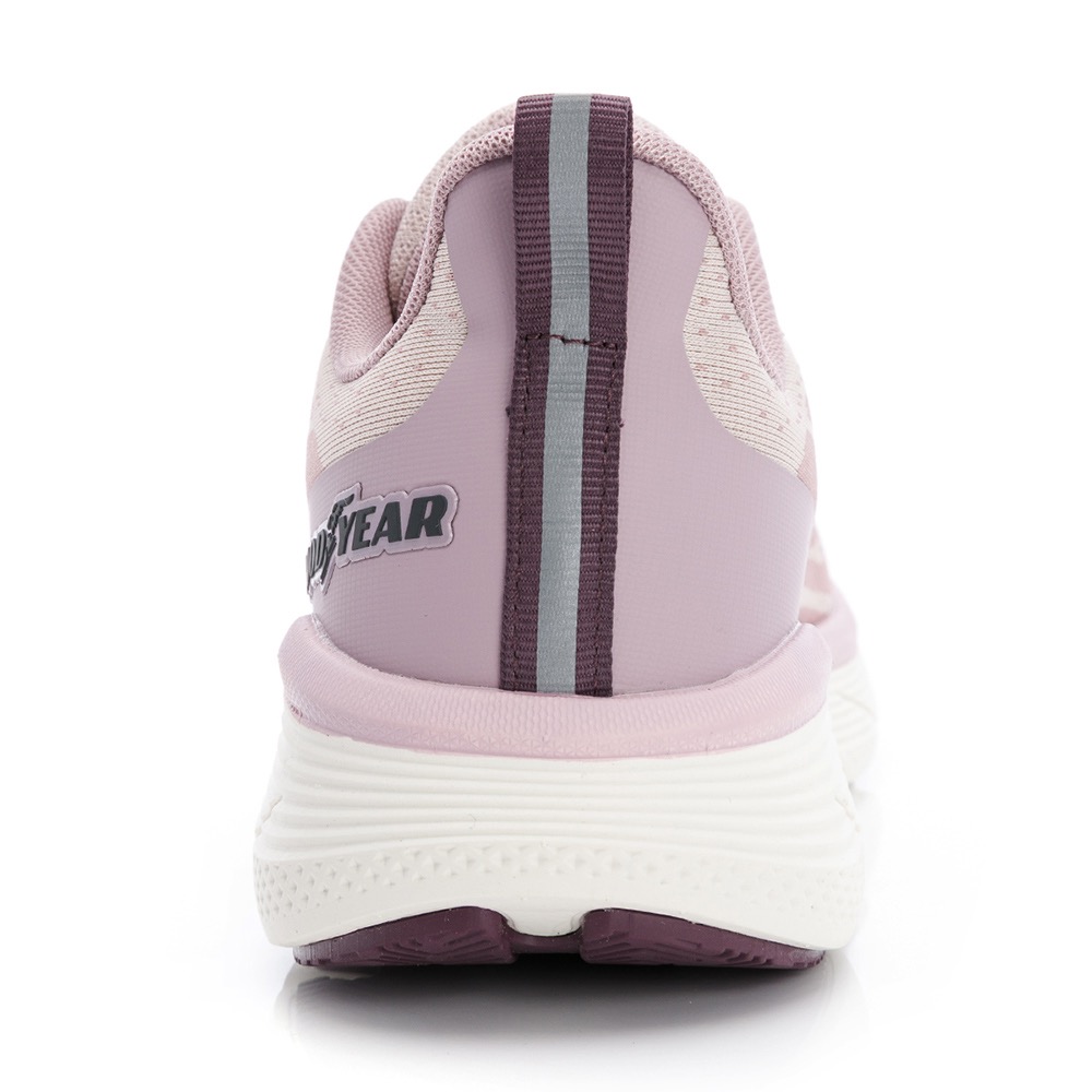 GOODYEAR 固特異 女 3E 寬楦 輕量 緩震 透氣 運動鞋 夜間反光 防臭鞋墊 粉紫-細節圖5