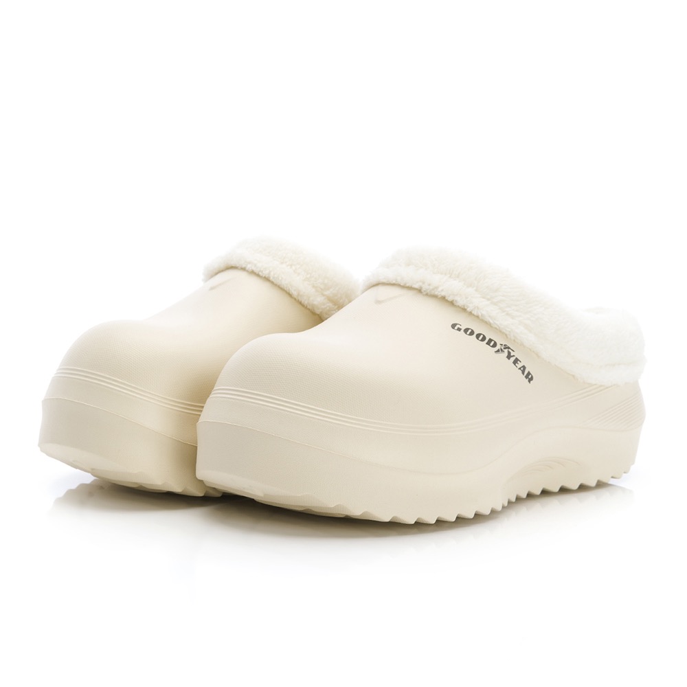 固特異 GOOD YEAR 防水 雪貂 加絨 輕量 增高 厚底 拖鞋 多功能輕便鞋 毛毛拖鞋 緩震 保暖-細節圖2