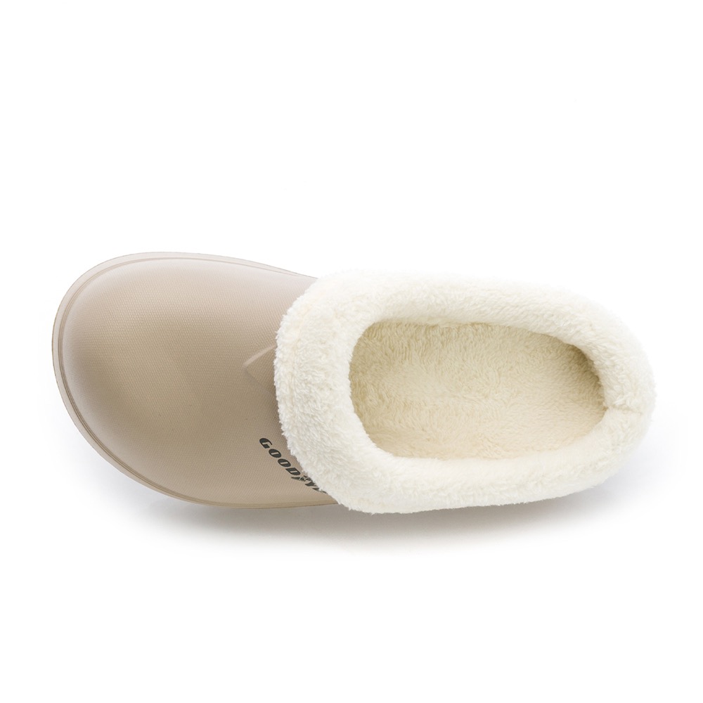 固特異 GOOD YEAR 防水 雪貂 加絨 輕量 增高 厚底 拖鞋 多功能輕便鞋 毛毛拖鞋 緩震 保暖-細節圖9