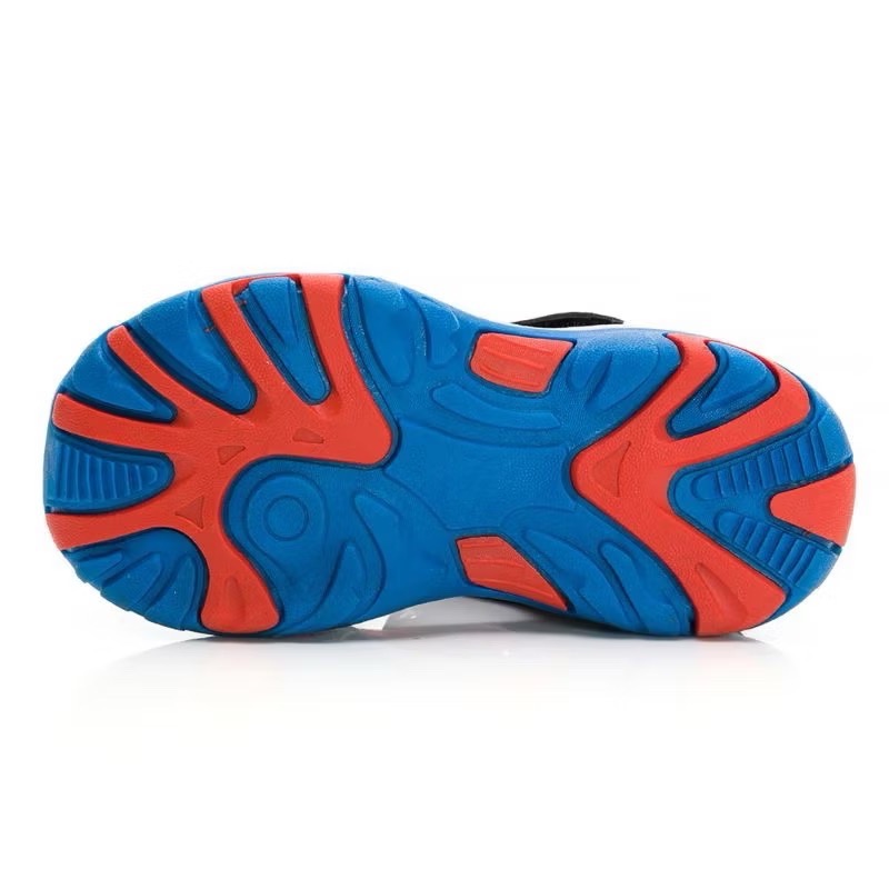 限量特價 🔥 MARVEL漫威 蜘蛛人 電燈 護趾 涼鞋 輕量 運動涼鞋 魔鬼氈 夜間反光  柔軟中底 耐磨 護趾 童-細節圖5