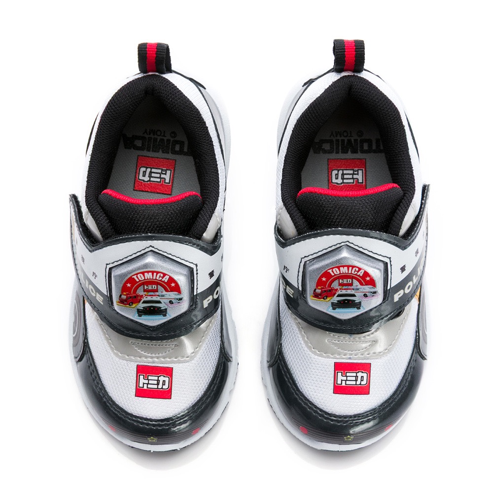 台灣製 🌟 TOMICA 多美 小汽車 電燈 運動鞋  警車 透氣 止滑 兒童球鞋 兒童運動鞋-細節圖3
