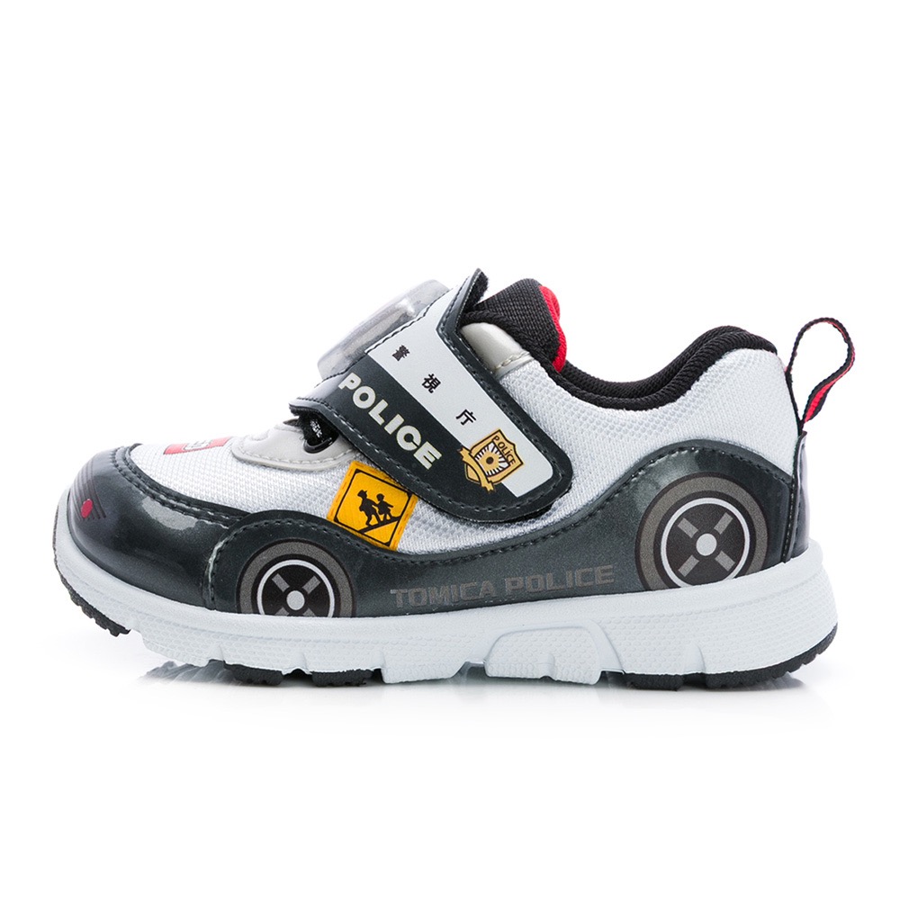 台灣製 🌟 TOMICA 多美 小汽車 電燈 運動鞋  警車 透氣 止滑 兒童球鞋 兒童運動鞋-細節圖4