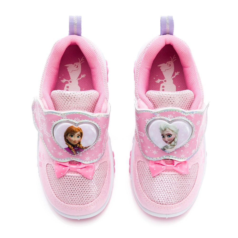 台灣製 🌟 冰雪奇緣  Frozen  炫光 電燈 運動鞋 艾莎 安娜  兒童球鞋 女童 防臭 止滑-細節圖3