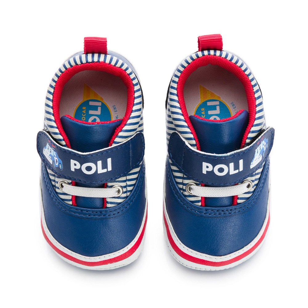 台灣製 波力 POLI 安寶 AMBER 柔軟 防滑 寶寶鞋 學步鞋 抗菌 防臭 止滑 藍 粉-細節圖2