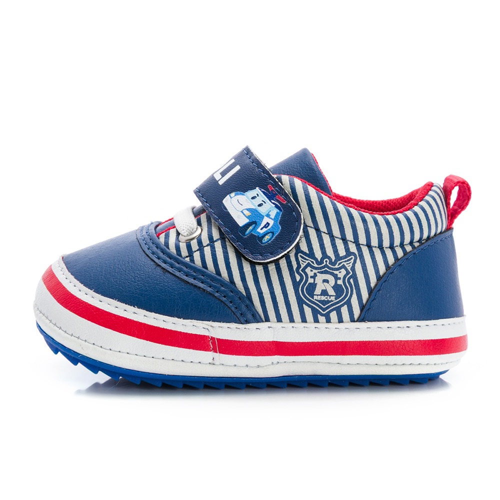 台灣製 波力 POLI 安寶 AMBER 柔軟 防滑 寶寶鞋 學步鞋 抗菌 防臭 止滑 藍 粉-細節圖3