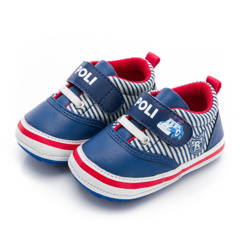 台灣製 波力 POLI 安寶 AMBER 柔軟 防滑 寶寶鞋 學步鞋 抗菌 防臭 止滑 藍 粉-規格圖11