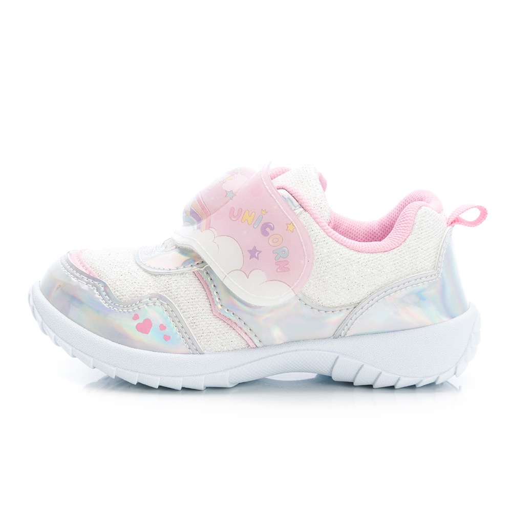 台灣製 動物派對 獨角獸 童 炫光 電燈 運動鞋 兒童球鞋 女童 防臭 止滑 女童運動鞋-細節圖4