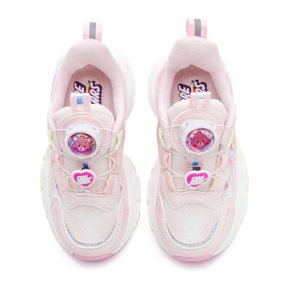 CareBears 彩虹熊 兒童 旋轉扣 運動鞋 輕量 透氣 兒童球鞋 兒童運動鞋 粉紅 紫-細節圖7
