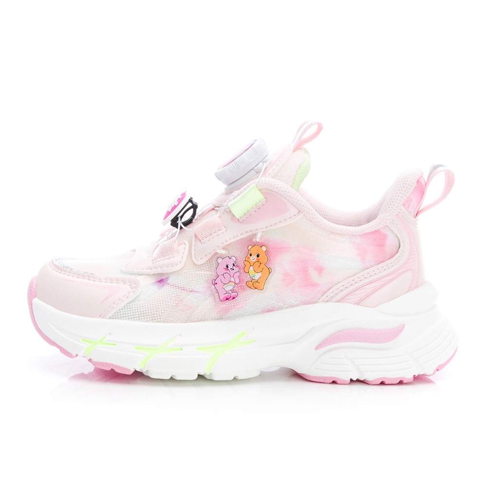 CareBears 彩虹熊 兒童 旋轉扣 運動鞋 輕量 透氣 兒童球鞋 兒童運動鞋 粉紅 紫-細節圖8