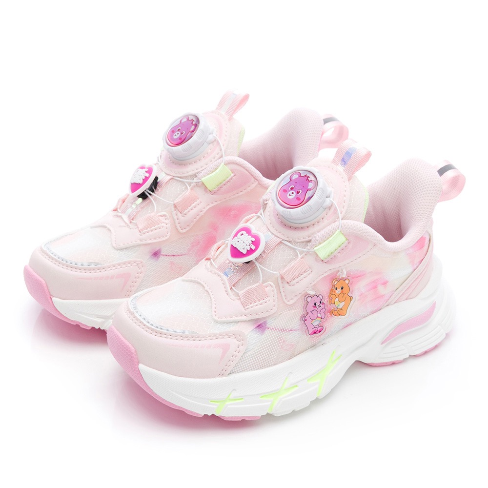 CareBears 彩虹熊 兒童 旋轉扣 運動鞋 輕量 透氣 兒童球鞋 兒童運動鞋 粉紅 紫-細節圖11