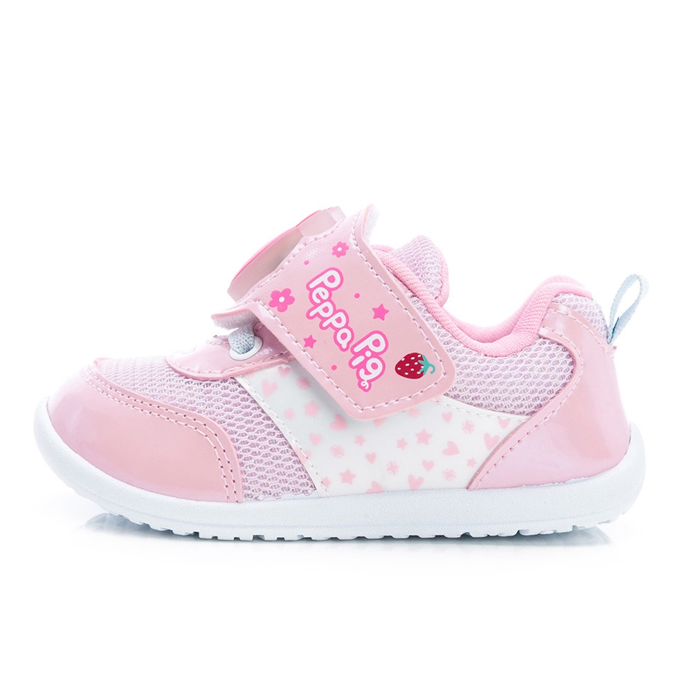 台灣製 正版授權 粉紅豬小妹 Peppa Pig 佩佩豬 童鞋 兒童電燈鞋 中童 兒童運動鞋 電燈鞋 透氣 止滑 粉紅-細節圖4