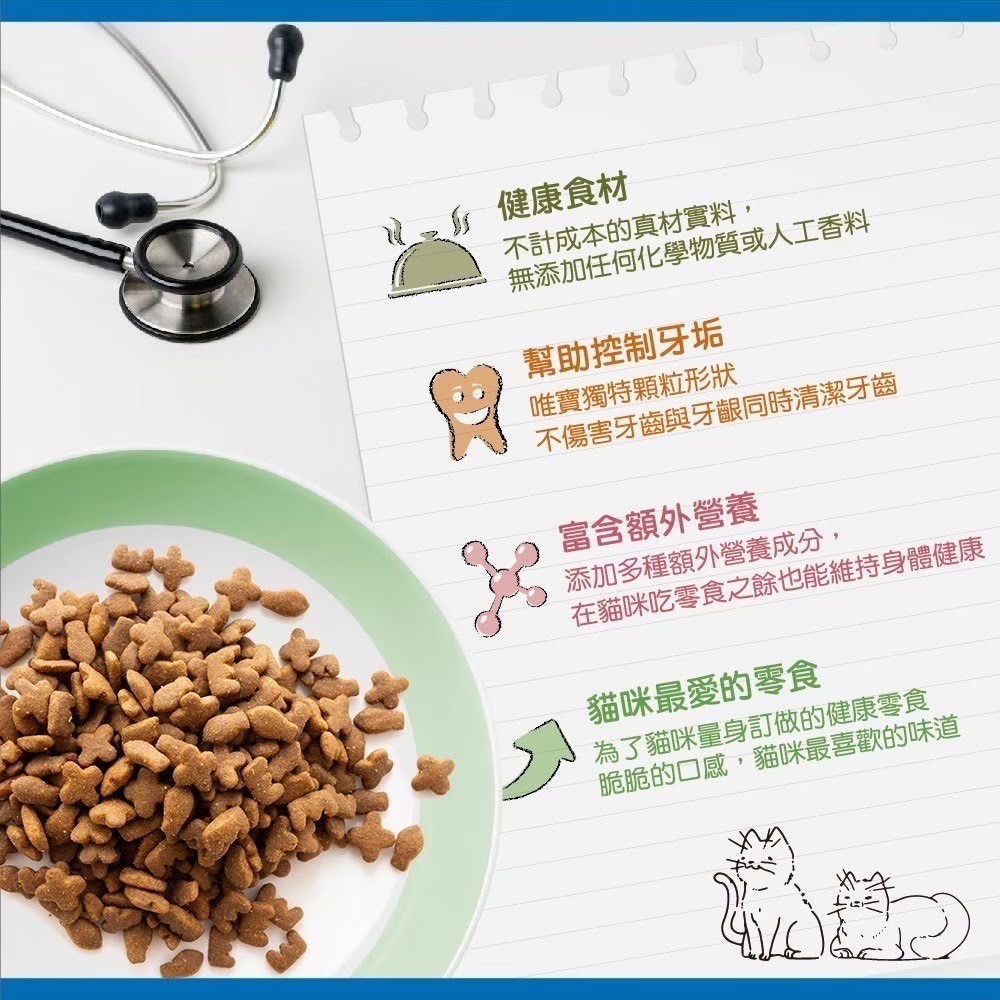🐶寵物殿🐱Vet’s 唯寶 PRO365機能潔牙餅 貓咪餅乾 貓零食 貓點心 泌尿 關節 腸胃/6種口味 60g-細節圖3