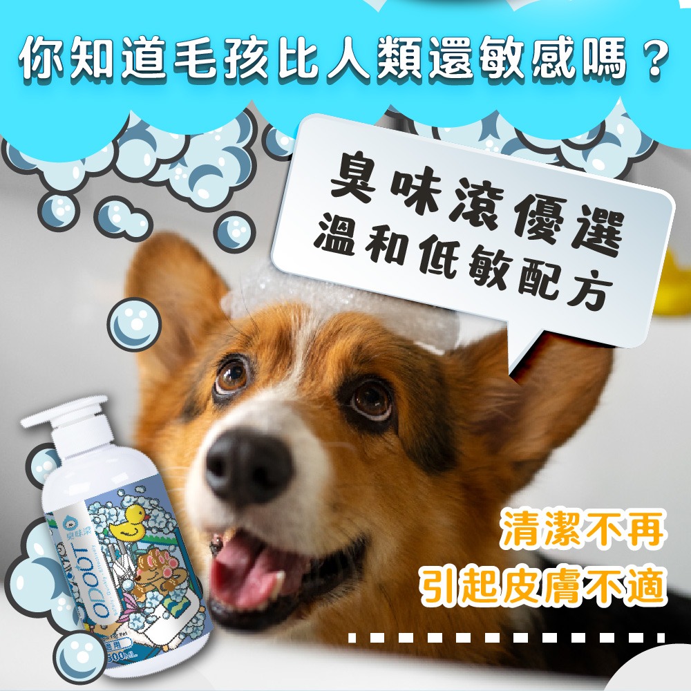 🐶寵物殿🐱【臭味滾】植萃純淨沐浴露 500ml 貓狗適用 沐浴精-細節圖2