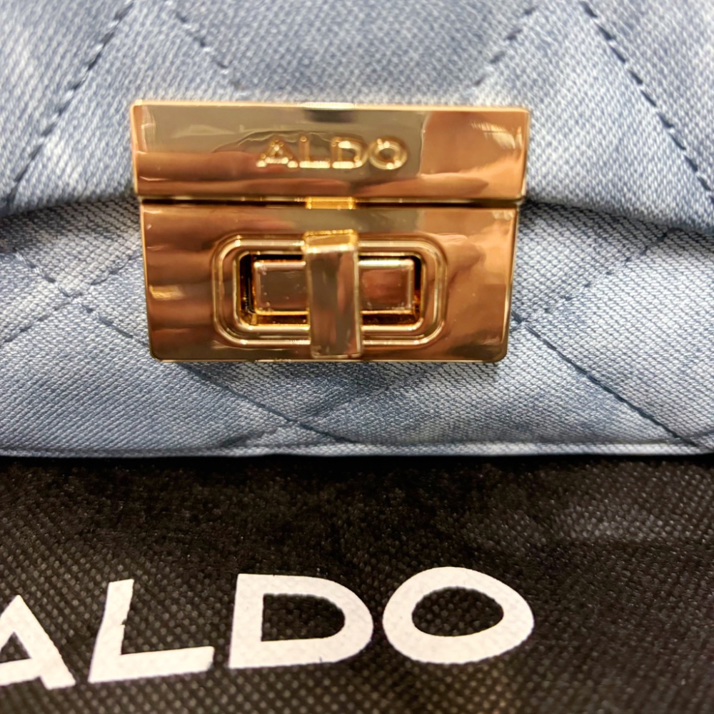 全新 ALDO專櫃包 鏈條包 菱格紋 斜背包 肩背包-細節圖2