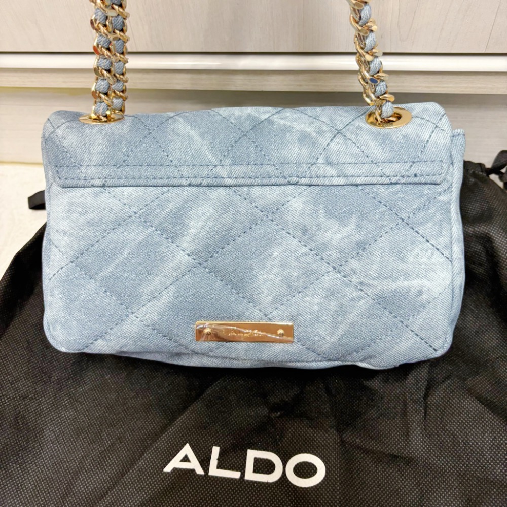 全新 ALDO專櫃包 鏈條包 菱格紋 斜背包 肩背包-細節圖3