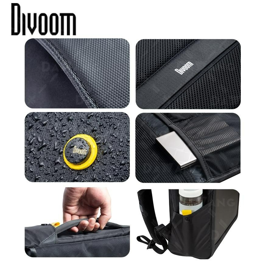 ⭐台灣出貨+免運【Divoom 包】Divoom LED 發光像素後背包 2.0 防水後背包 電腦背包 旅行後背包電腦-細節圖8