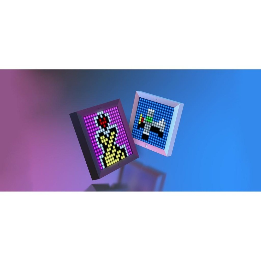 🔥臺灣出貨+發票開立 Divoom PIXOO 64 LED 像素顯示屏 電子相框 電子時鐘 DIY畫板 送女友禮物-細節圖7