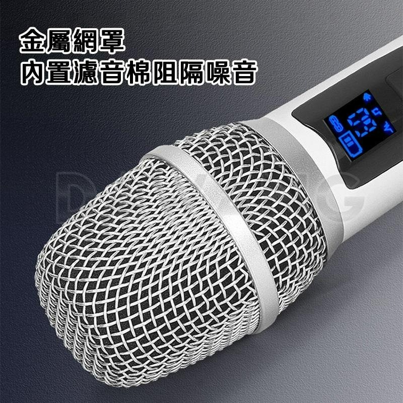 ⭐臺灣現貨 2025最新升級 可調高低音帶混響 無線麥克風 一拖二 混響麥克風 演出級麥克風 降噪麥克風 演出麥克風-細節圖3