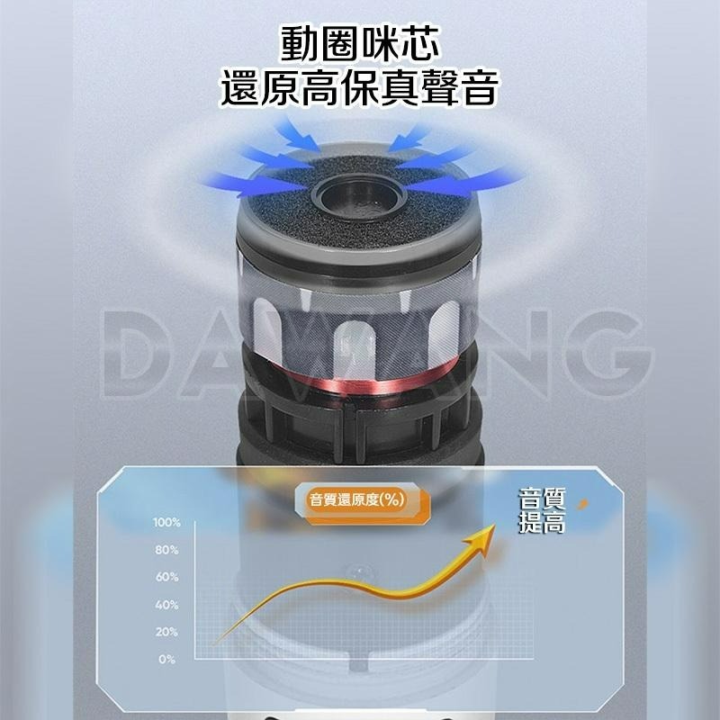 ⭐臺灣現貨 2025最新升級 可調高低音帶混響 無線麥克風 一拖二 混響麥克風 演出級麥克風 降噪麥克風 演出麥克風-細節圖4