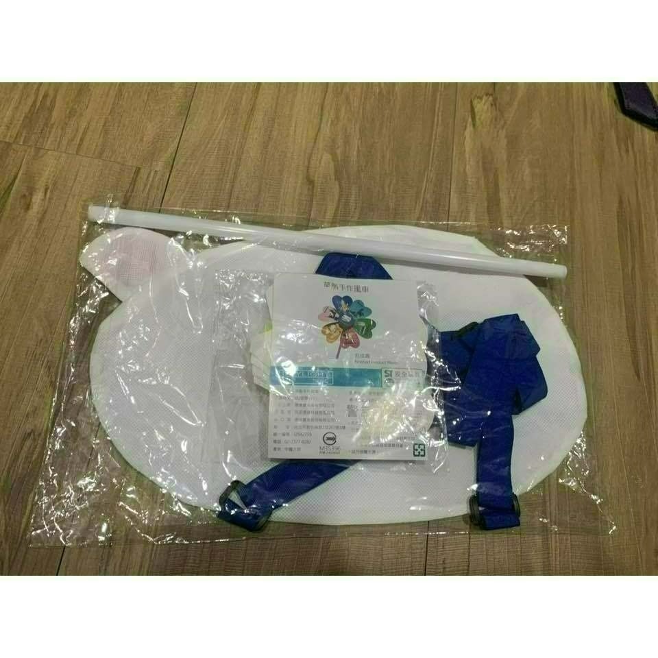 華航 全新 飛機造型 不織布兒童小背包+手作望遠鏡 / 小背包+手作風車-細節圖9